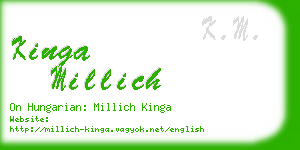 kinga millich business card